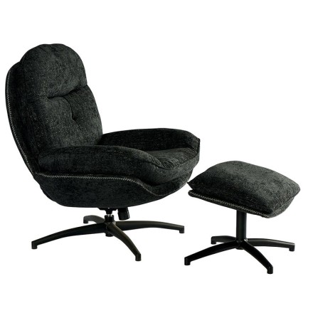 Fauteuil pivotant - Bronson anthracite